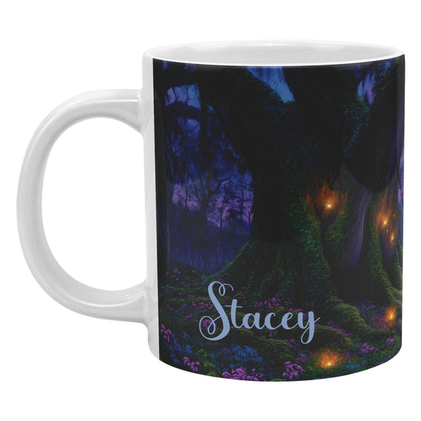 Louisiana Fantasy Coffee Mug - Extra Large 20oz - Can be Personalized - Spanish Moss Tree Landscape