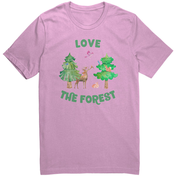 Love the Forest Unisex Short Sleeve T Shirt 100% Cotton