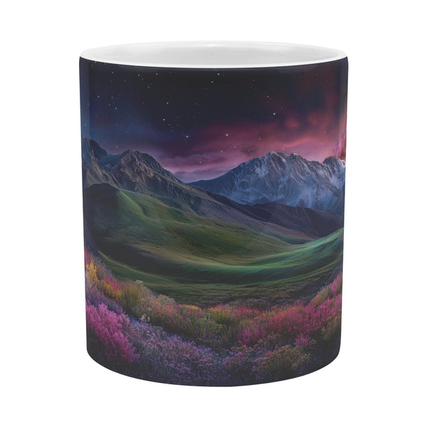 Fantasy Coffee Mug Extra Large 20oz - Rocky Mountain Valley - Can be Personalized - Ceramic - Coffee, Tea, Hot Chocolate, Cup