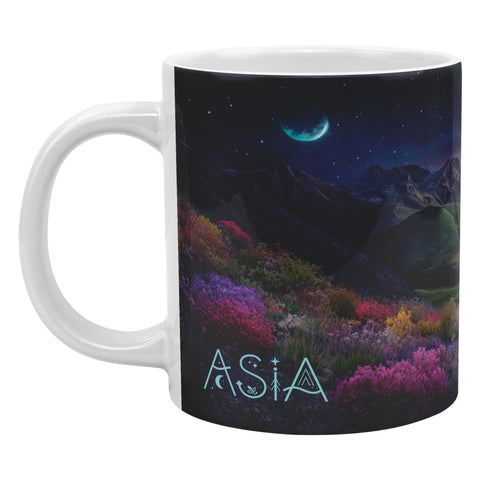 Fantasy Coffee Mug Extra Large 20oz - Rocky Mountain Valley - Can be Personalized - Ceramic - Coffee, Tea, Hot Chocolate, Cup