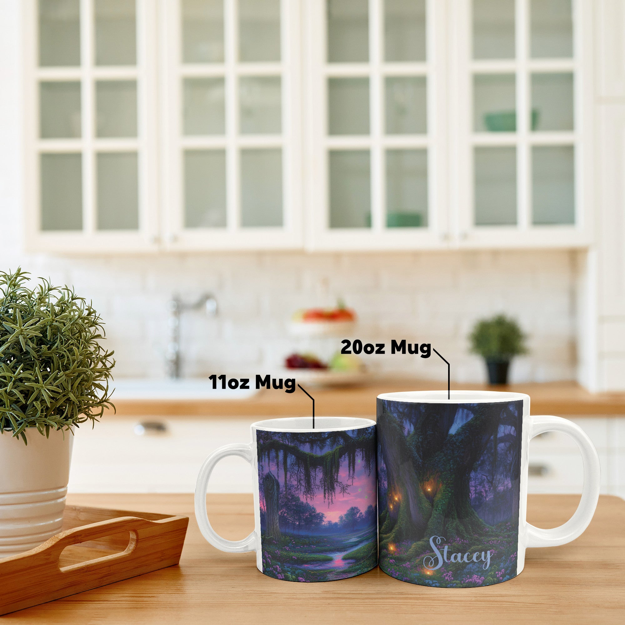 Louisiana Fantasy Mug - Extra Large 20oz Coffee Cup - Can be Personalized -