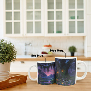 Louisiana Fantasy Mug - Extra Large 20oz Coffee Cup - Can be Personalized -