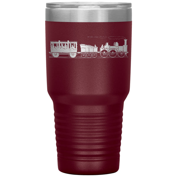 Steam Locomotive 30oz Tumbler - Can be Personalized