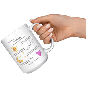 To My Amazing Granddaughter Coffee Mug - Large 15oz - Can be personalized