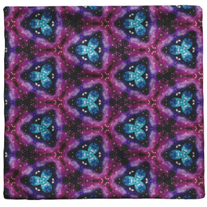 Galaxy Pillow Blue Pink Celestial Stars Home Decor Choose Zipper Cover or Cover + Insert