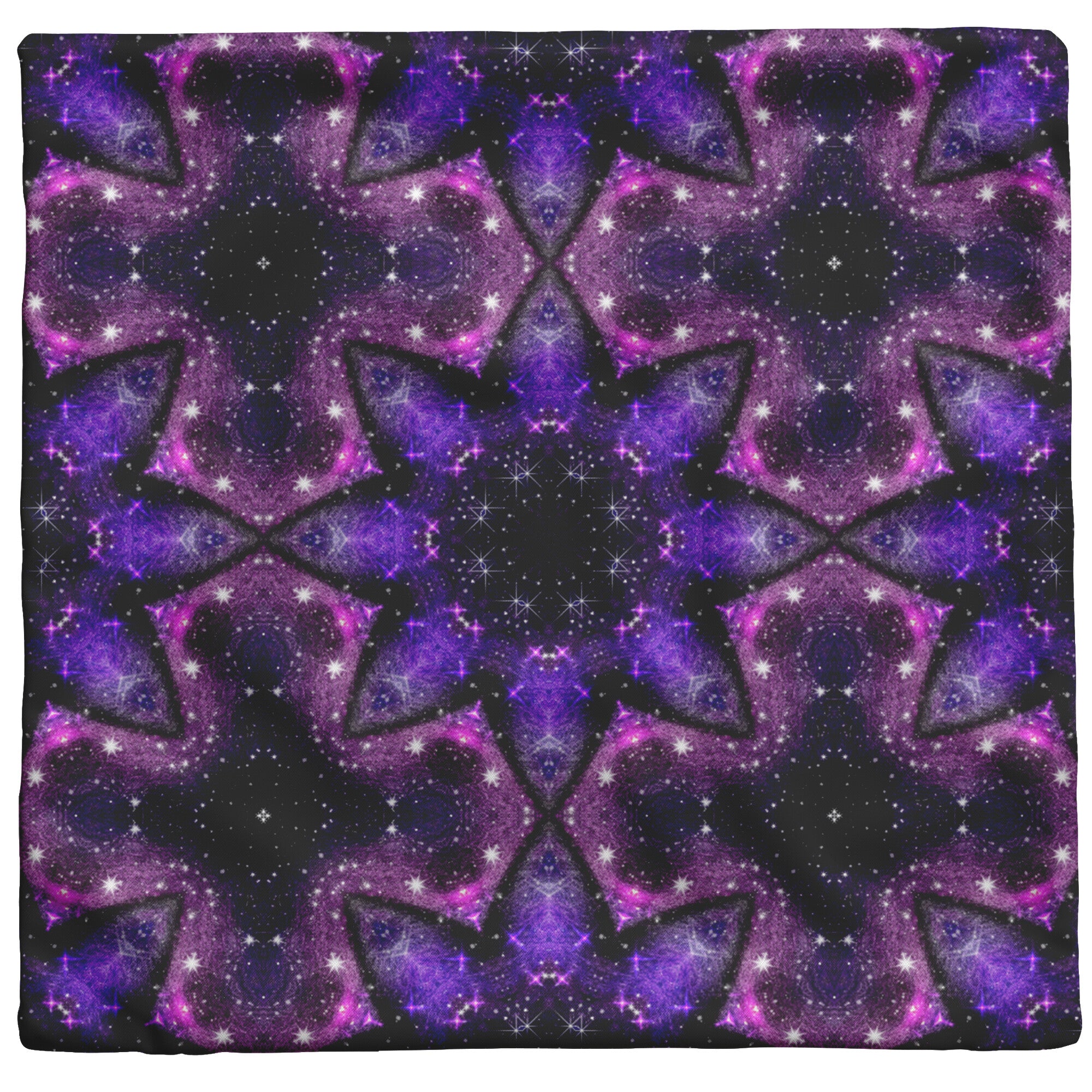 Galaxy Pillow Purple Pink Celestial Stars Home Decor Choose Zipper Cover or Cover + Insert