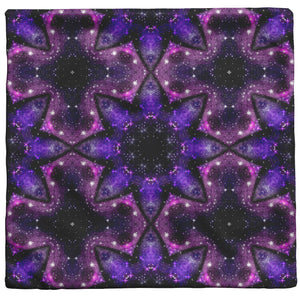 Galaxy Pillow Purple Pink Celestial Stars Home Decor Choose Zipper Cover or Cover + Insert
