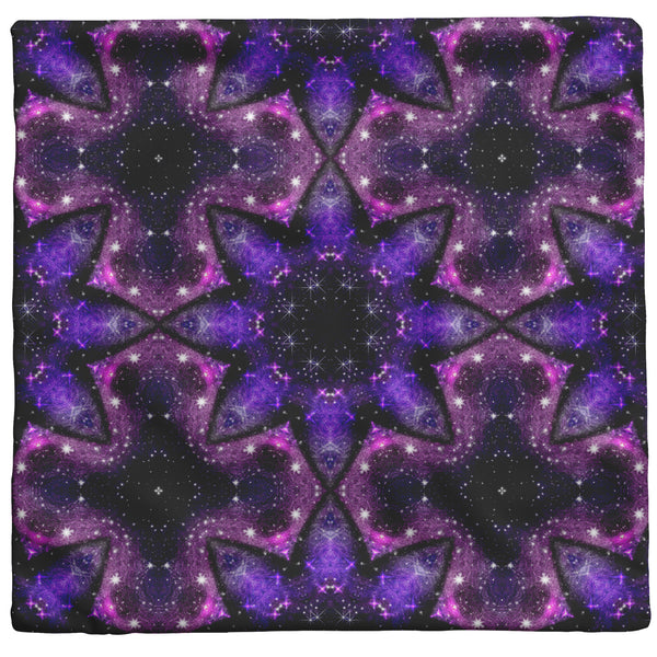 Galaxy Pillow Purple Pink Celestial Stars Home Decor Choose Zipper Cover or Cover + Insert